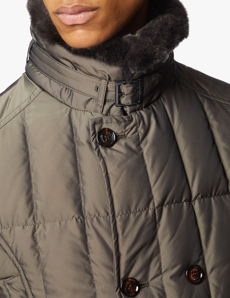 rinascente MooRER Giacca lunga morris imbottita doppio petto 