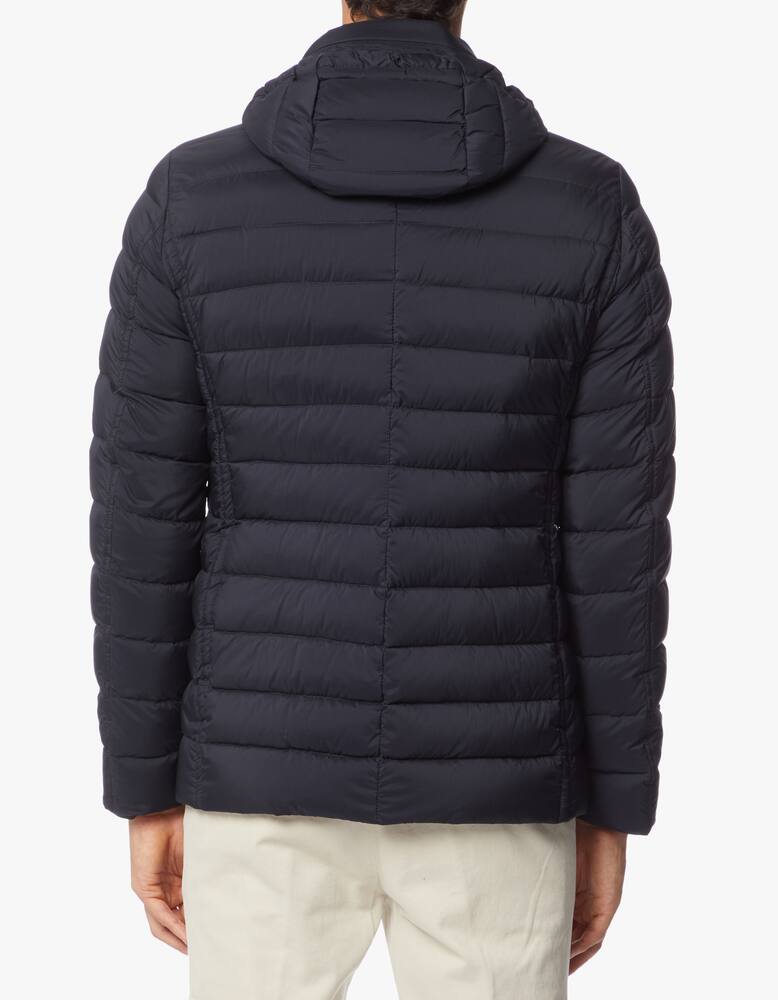 rinascente MooRER Giacca imbottita fred doppio petto con cappuccio rimovibile