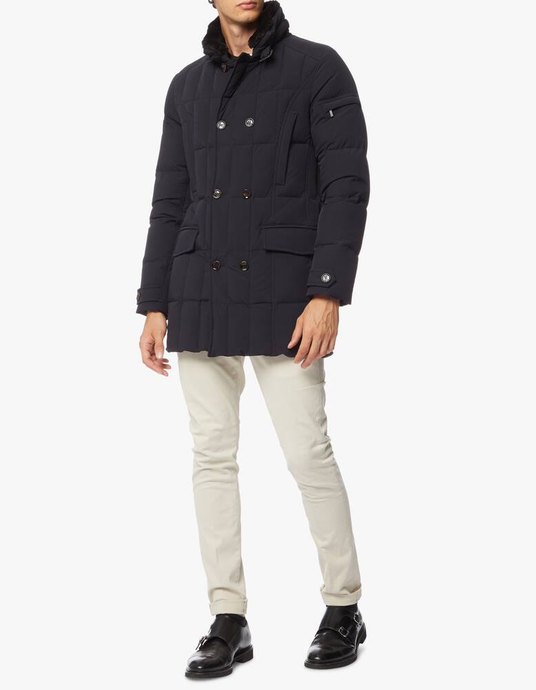 rinascente MooRER Giacca lunga morris imbottita doppio petto 