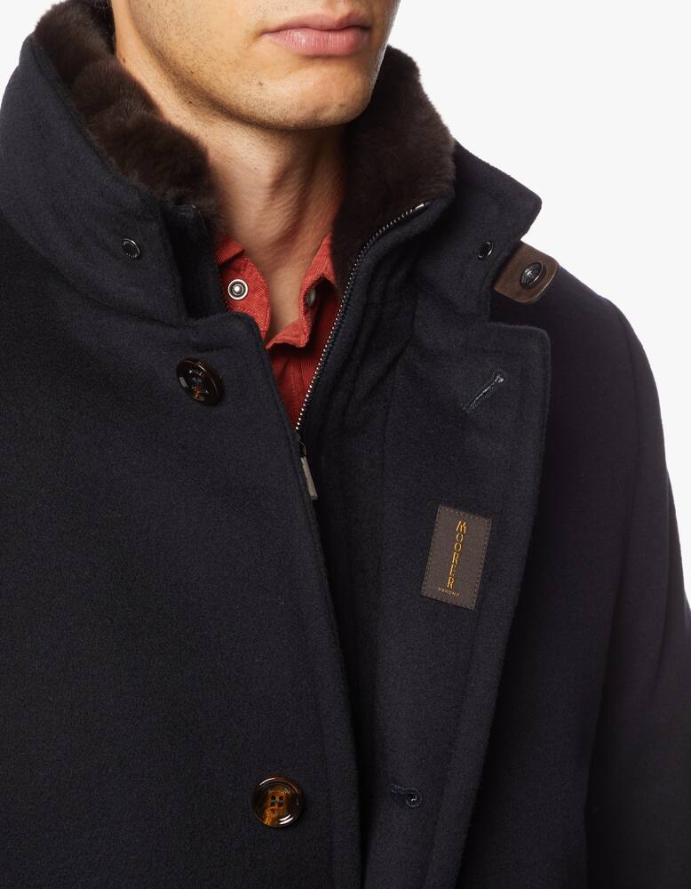 rinascente MooRER Padded wool cashmere bond coat