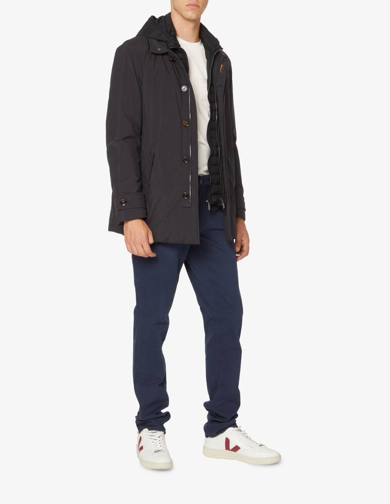 rinascente MooRER Hooded vest - Black