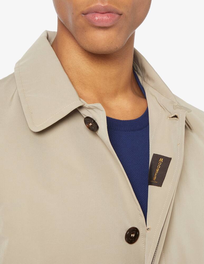 MooRER Impermeabile sfoderato misto cotone - beige - immagine 1 MooRER Impermeabile sfoderato misto cotone - beige - immagine 1