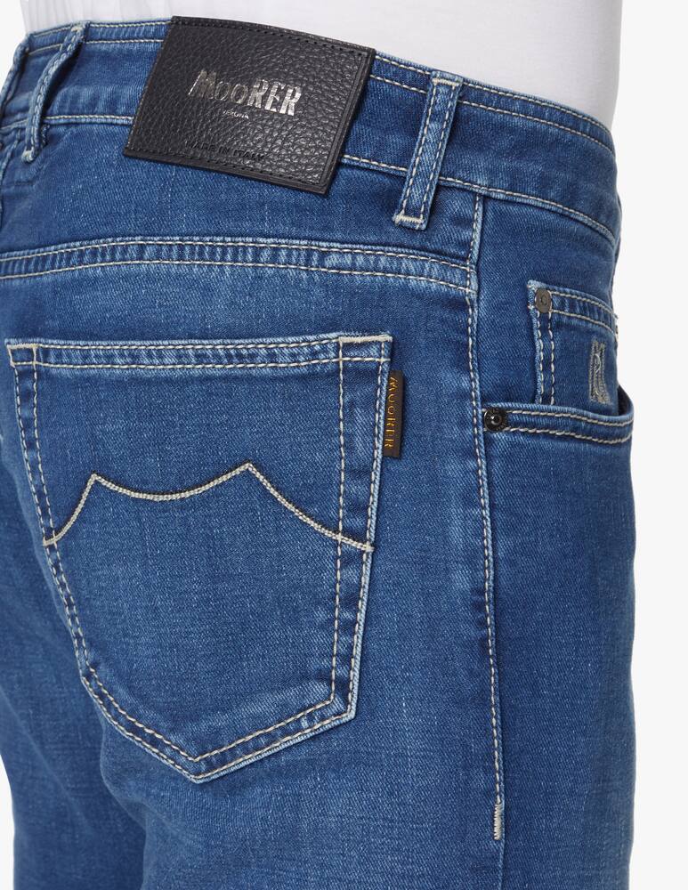 rinascente MooRER Jeans regular medio leggero lavato - blu