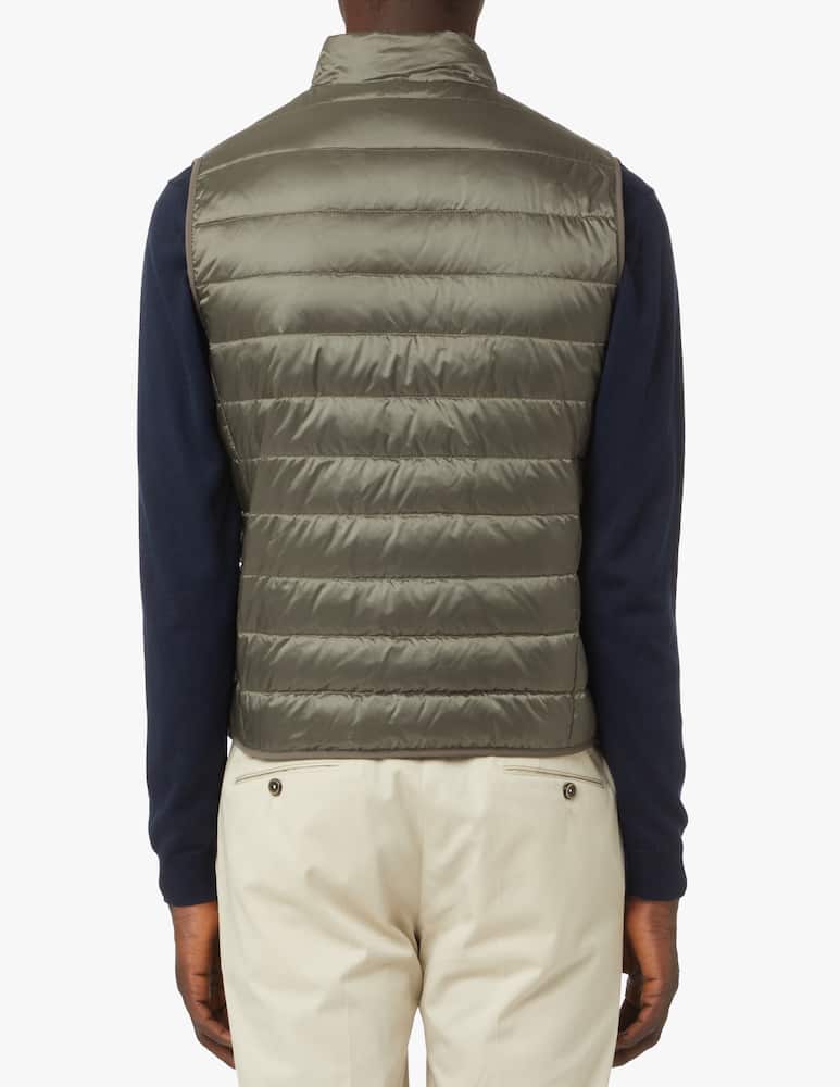 rinascente MooRER Gilet imbottito trapuntato reversibile - grigio
