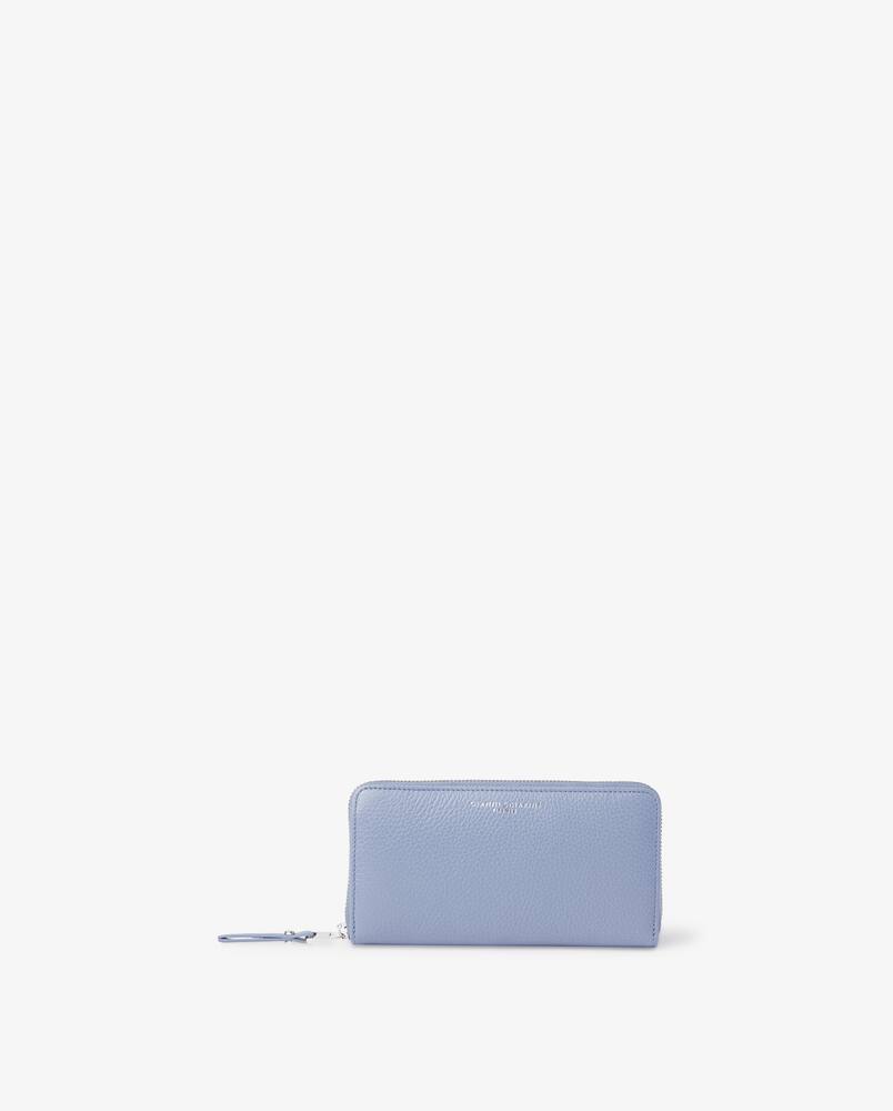 rinascente Gianni Chiarini Firenze Wallet Grain L zip around - Light blue