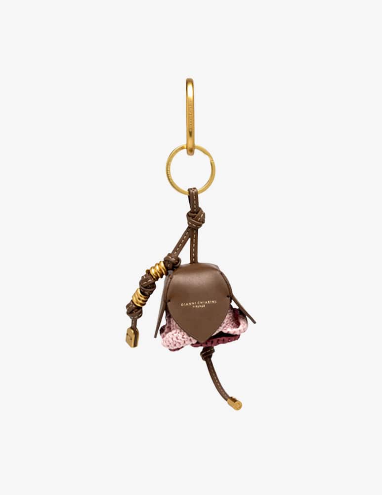 rinascente Gianni Chiarini Firenze Bag Charm straw flower