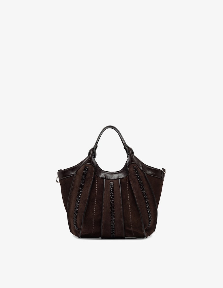 Gianni Chiarini Firenze Borsa a spalla in suede Dua M - immagine 3 Gianni Chiarini Firenze Borsa a spalla in suede Dua M - immagine 3