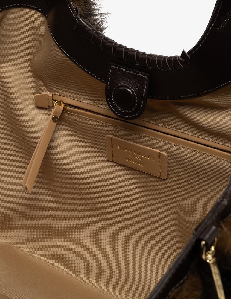 rinascente Gianni Chiarini Firenze Borsa shopper in pelliccia Dua M