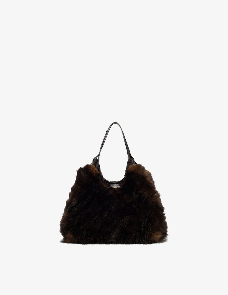 rinascente Gianni Chiarini Firenze Borsa shopper in pelliccia Dua M