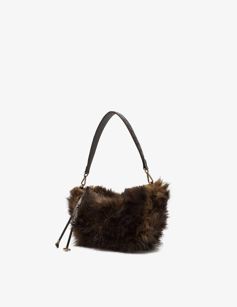rinascente Gianni Chiarini Firenze Borsa hobo in finta pelliccia Cleo