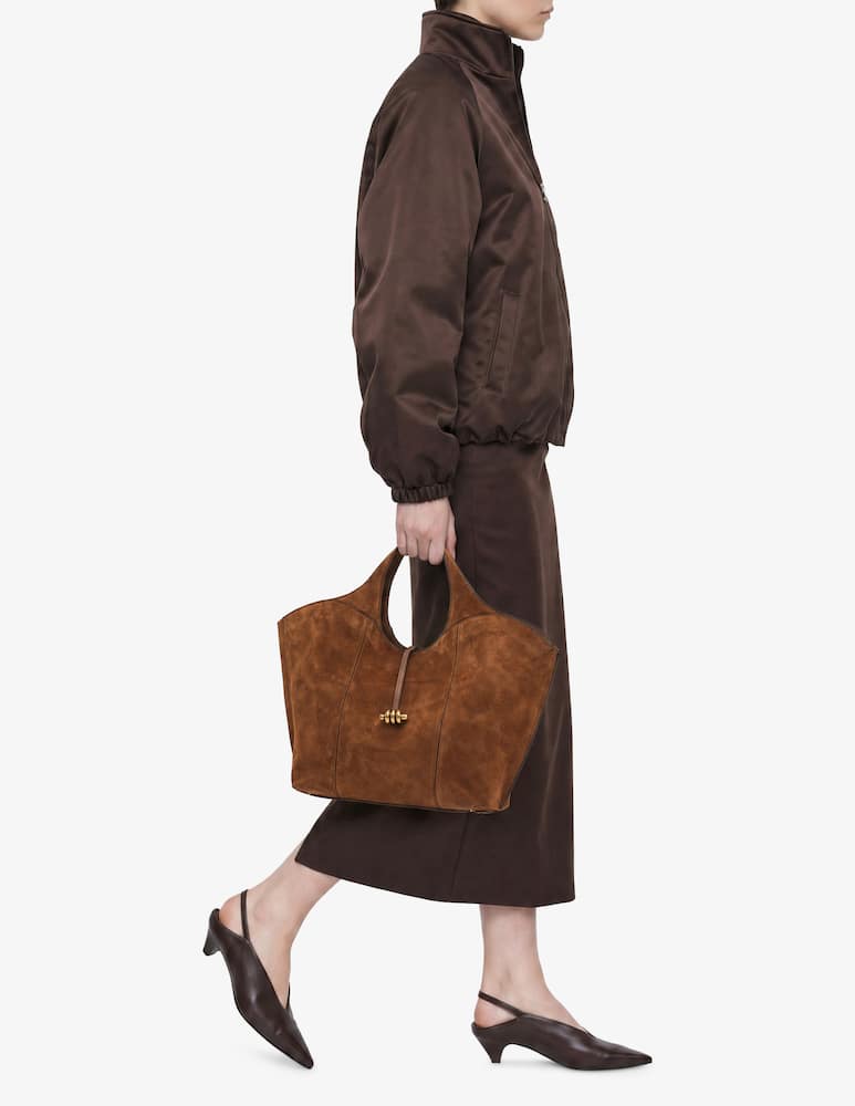 Gianni Chiarini Firenze Borsa a mano in suede Infinity L - immagine 2 Gianni Chiarini Firenze Borsa a mano in suede Infinity L - immagine 2