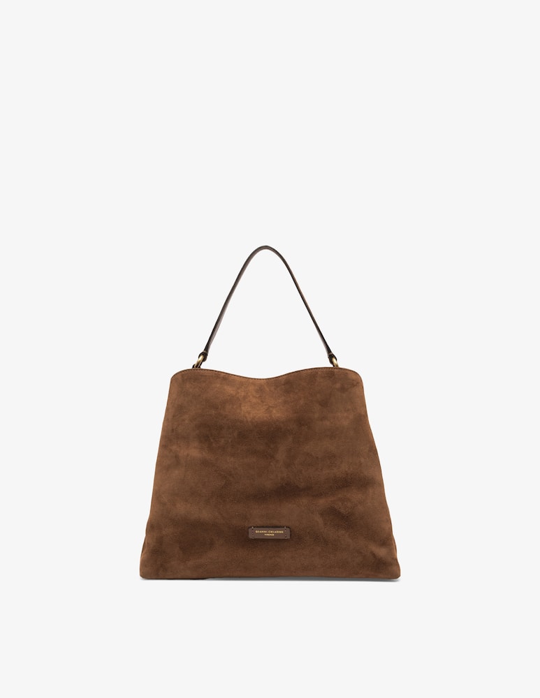 Gianni Chiarini Firenze Borsa hobo in suede Fiona - immagine 1 Gianni Chiarini Firenze Borsa hobo in suede Fiona - immagine 1