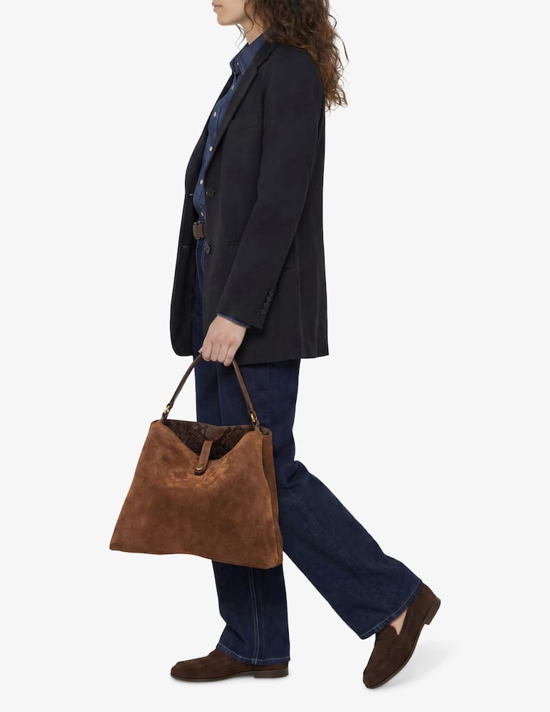Gianni Chiarini Firenze Borsa hobo in suede Fiona - immagine 4 Gianni Chiarini Firenze Borsa hobo in suede Fiona - immagine 4