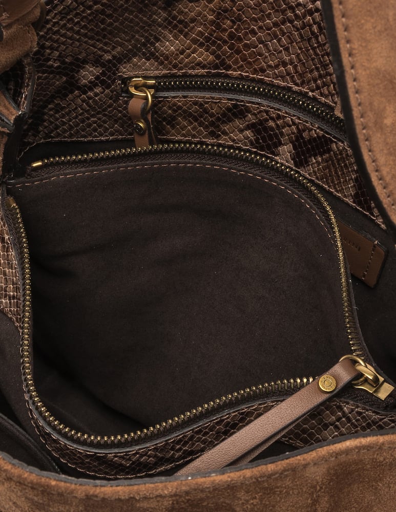 Gianni Chiarini Firenze Borsa hobo in suede Fiona - immagine 5 Gianni Chiarini Firenze Borsa hobo in suede Fiona - immagine 5