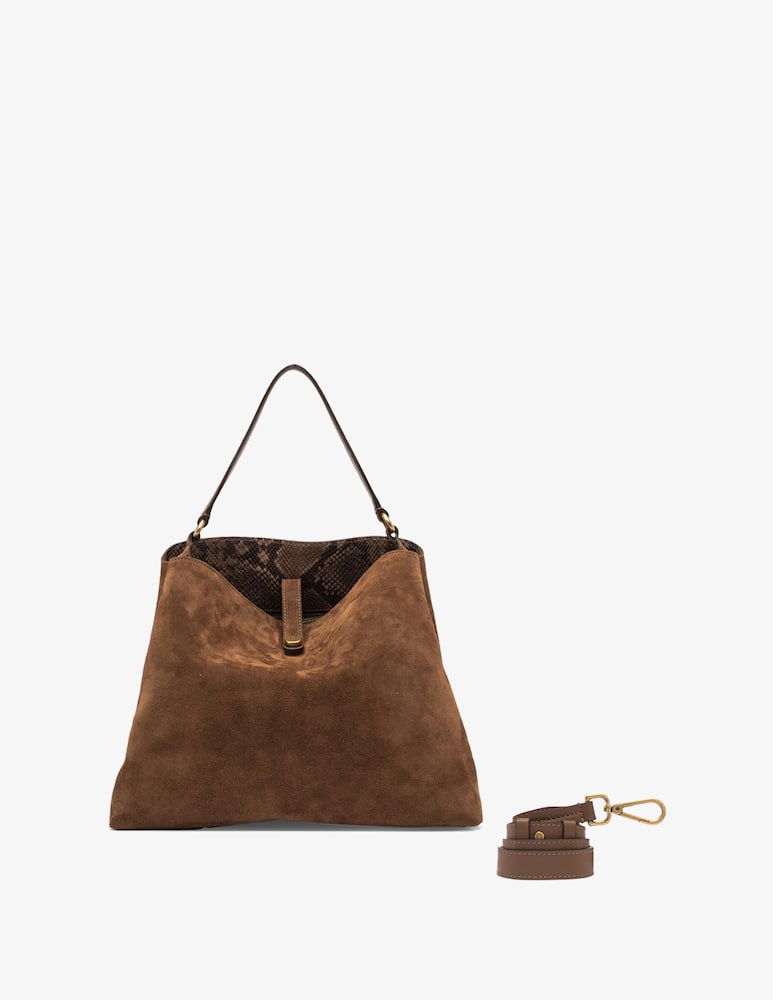 Gianni Chiarini Firenze Borsa hobo in suede Fiona - immagine 6 Gianni Chiarini Firenze Borsa hobo in suede Fiona - immagine 6