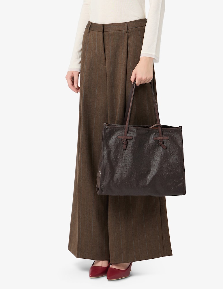 Gianni Chiarini Firenze Borsa shopper Marcella stampa struzzo - immagine 2 Gianni Chiarini Firenze Borsa shopper Marcella stampa struzzo - immagine 2