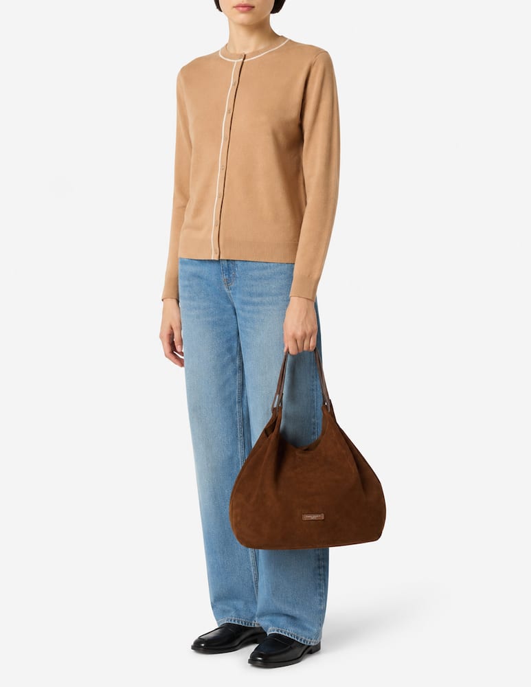 rinascente Gianni Chiarini Firenze Dua L Suede shoulder bag