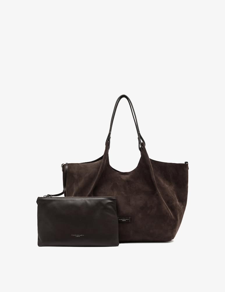 Gianni Chiarini Firenze Borsa shopper in suede Dua L - immagine 4 Gianni Chiarini Firenze Borsa shopper in suede Dua L - immagine 4