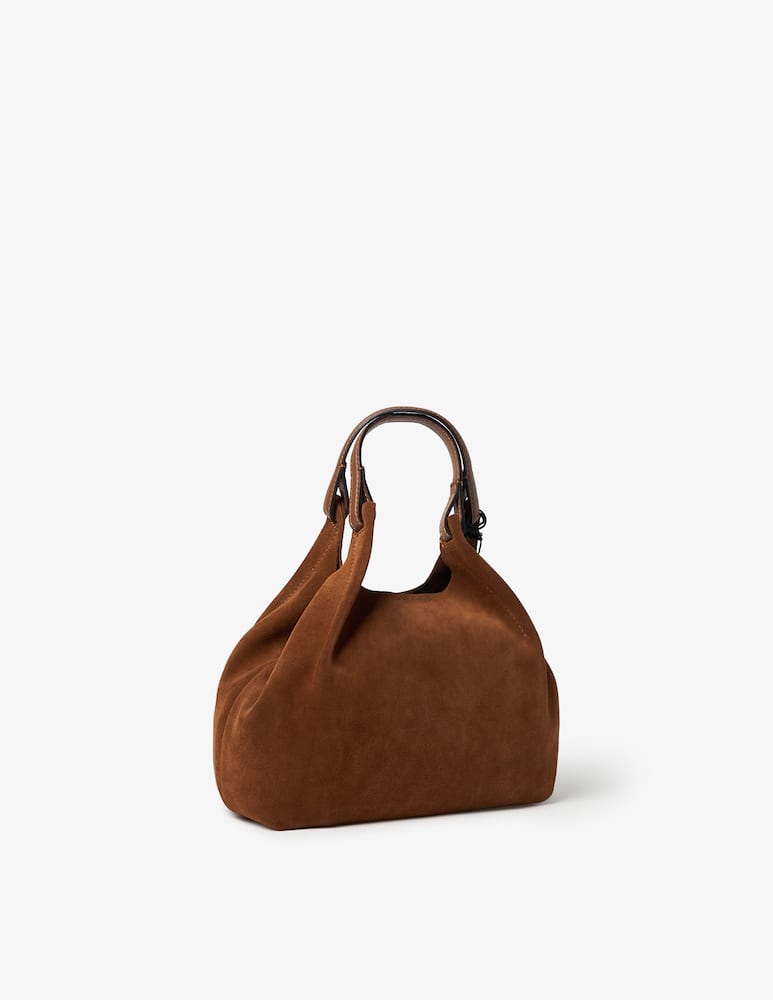 rinascente Gianni Chiarini Firenze Dua  M suede shoulder bag