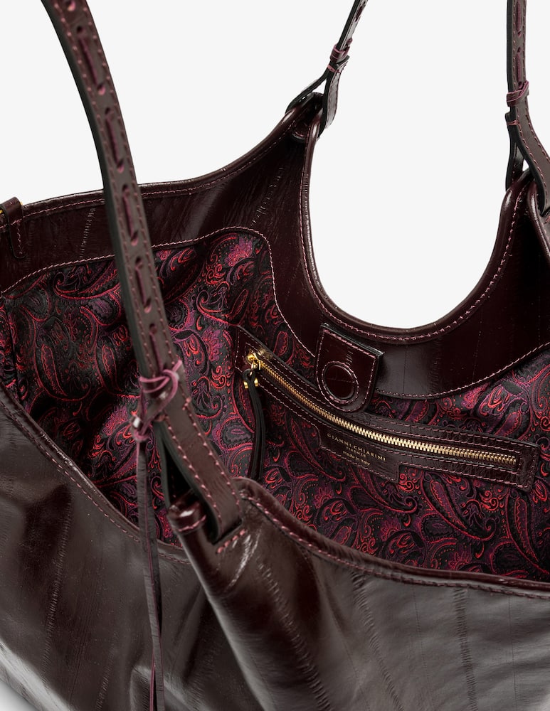 Gianni Chiarini Firenze Dua L tote bag in eel-effect leather - picture 6 Gianni Chiarini Firenze Dua L tote bag in eel-effect leather - picture 6