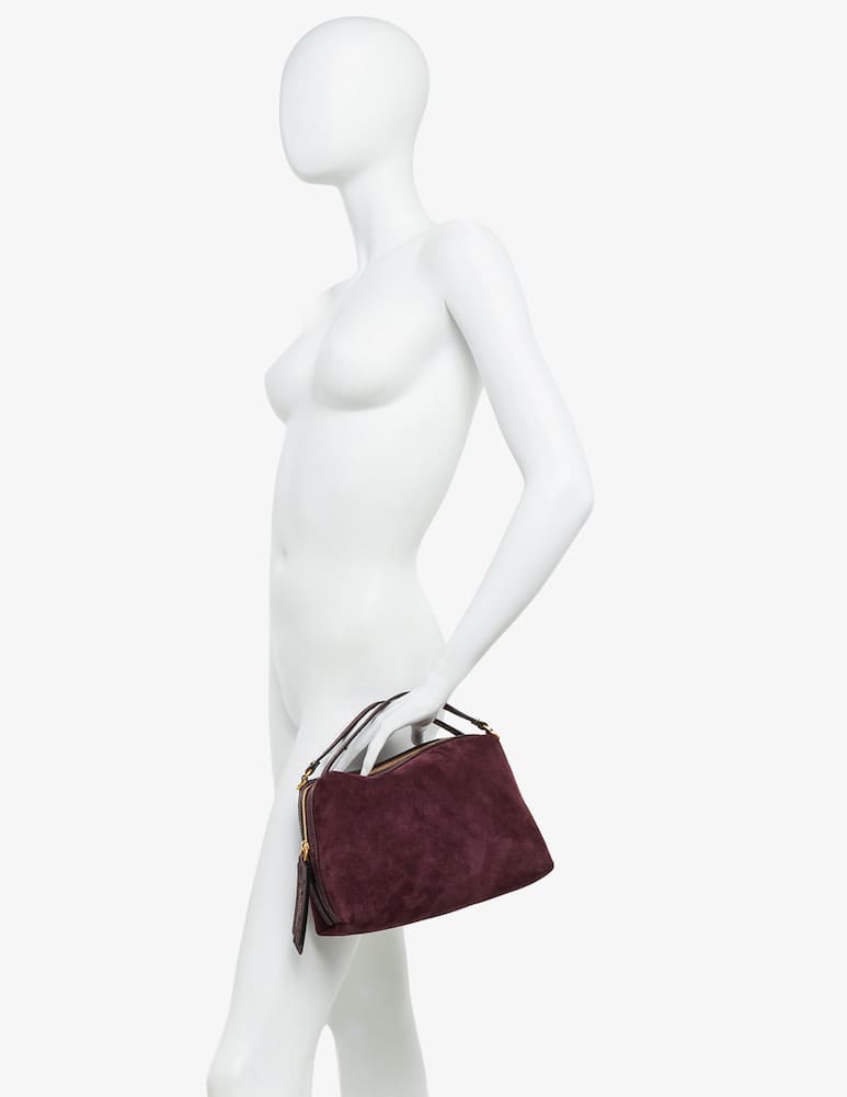 rinascente Gianni Chiarini Firenze Borsa a mano in suede Alifa M