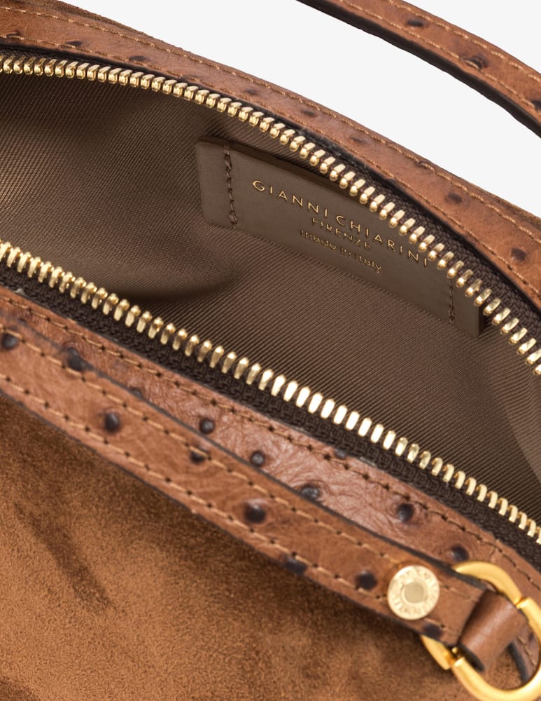 rinascente Gianni Chiarini Firenze Borsa a mano in suede Alifa S