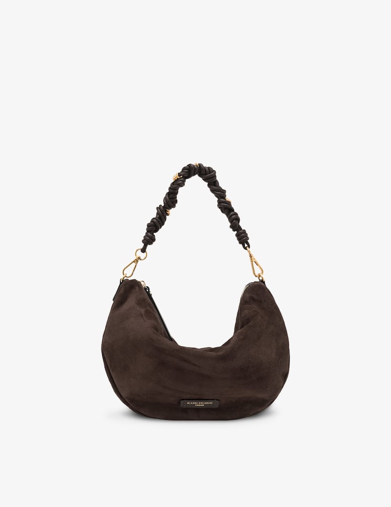 rinascente Gianni Chiarini Firenze Cleo suede shoulder bag