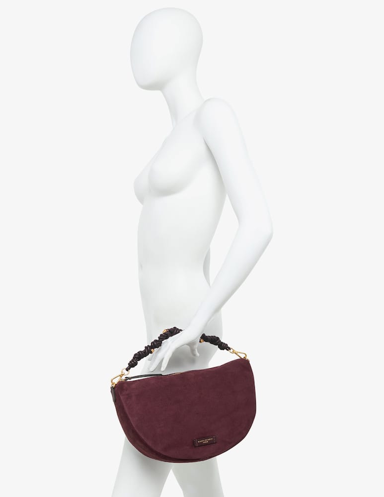 rinascente Gianni Chiarini Firenze Cleo suede shoulder bag