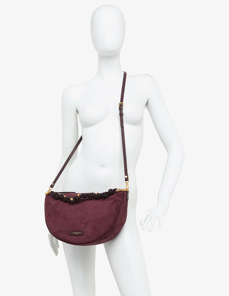 rinascente Gianni Chiarini Firenze Cleo suede shoulder bag