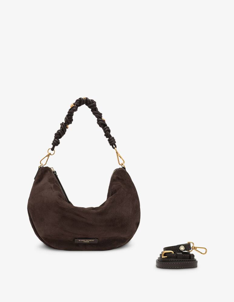 rinascente Gianni Chiarini Firenze Cleo suede shoulder bag