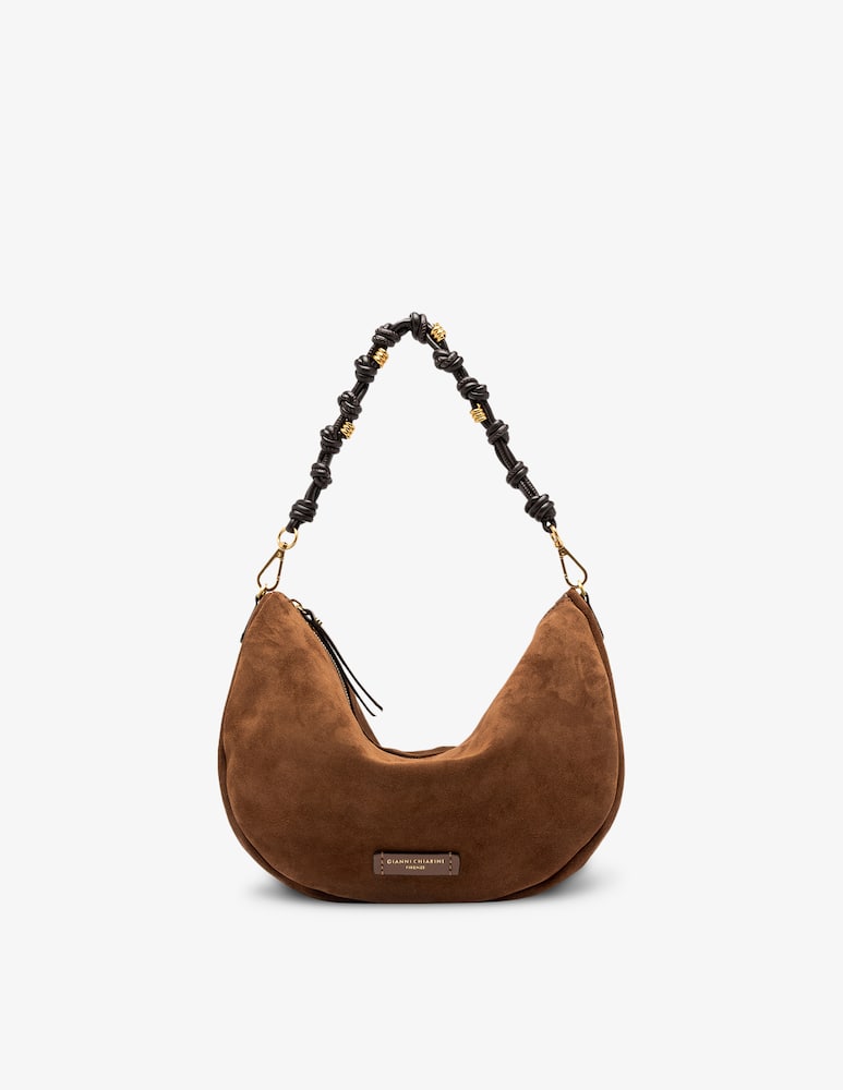 rinascente Gianni Chiarini Firenze Cleo suede shoulder bag