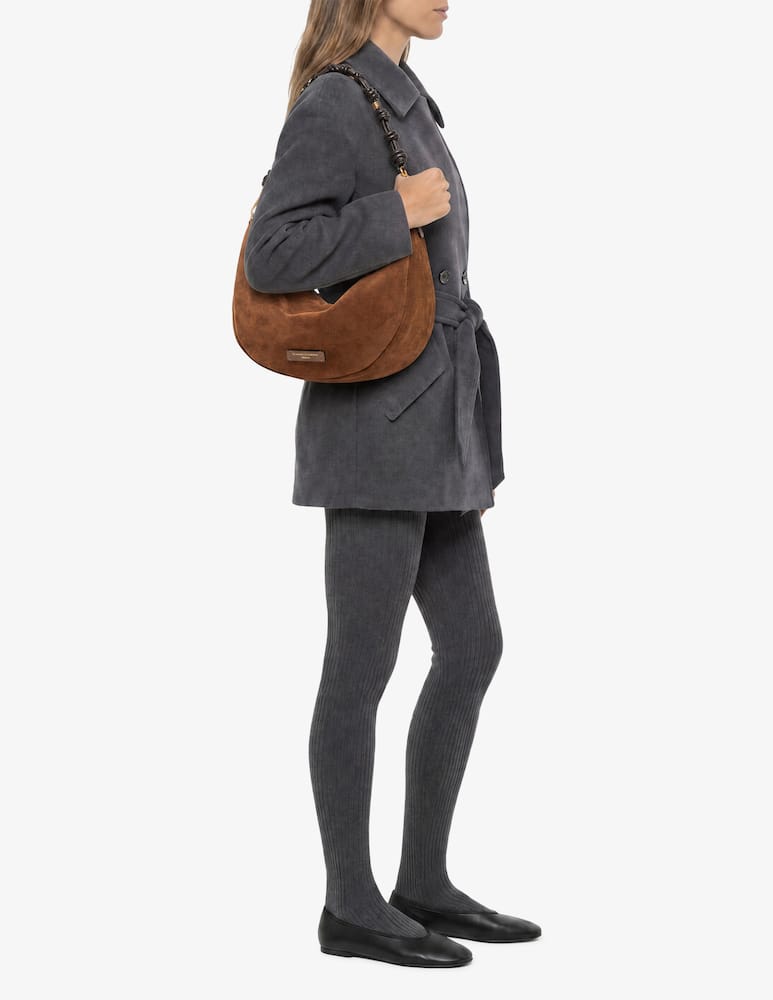 Gianni Chiarini Firenze Borsa a spalla in suede Cleo - immagine 2 Gianni Chiarini Firenze Borsa a spalla in suede Cleo - immagine 2