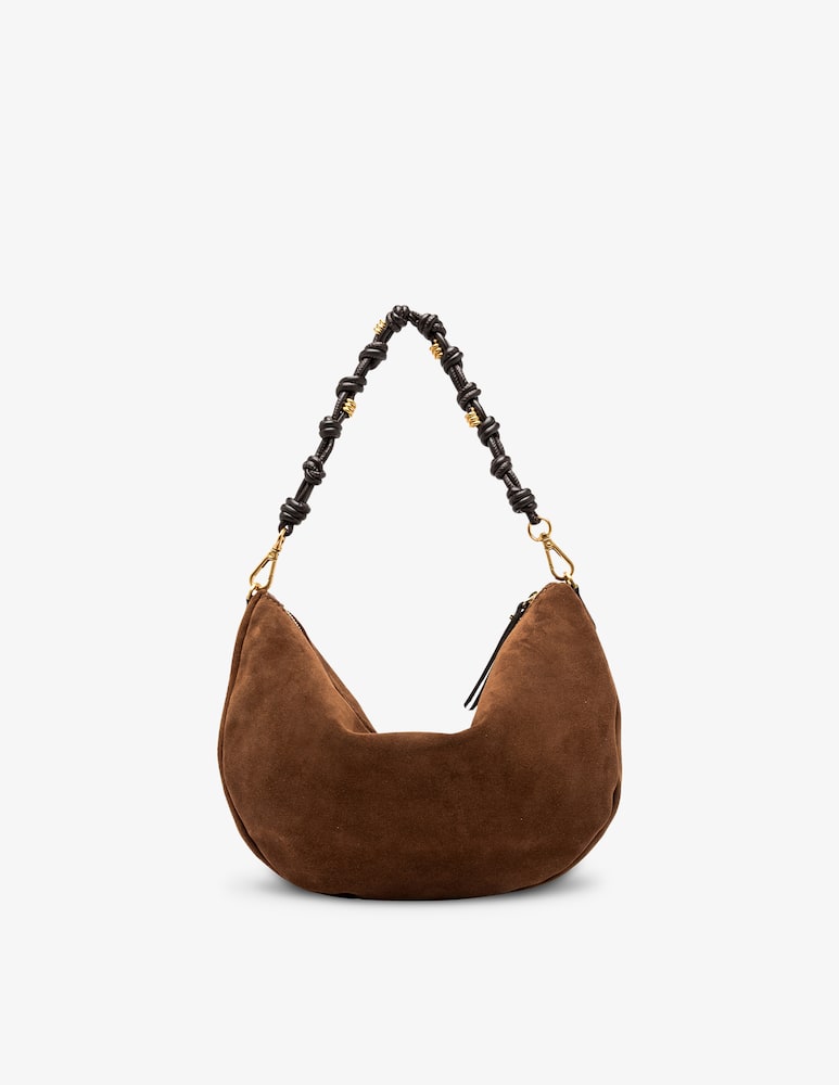 rinascente Gianni Chiarini Firenze Cleo suede shoulder bag