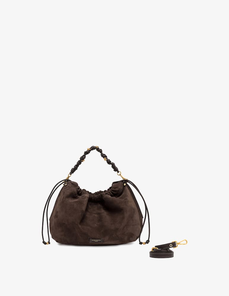 rinascente Gianni Chiarini Firenze Morgana S suede shoulder bag