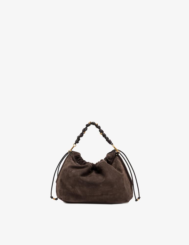 rinascente Gianni Chiarini Firenze Morgana S suede shoulder bag