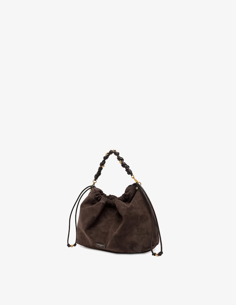 rinascente Gianni Chiarini Firenze Morgana S suede shoulder bag