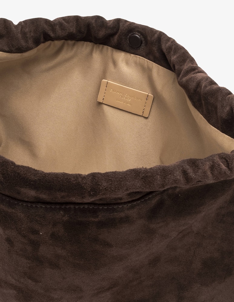 rinascente Gianni Chiarini Firenze Morgana S suede shoulder bag