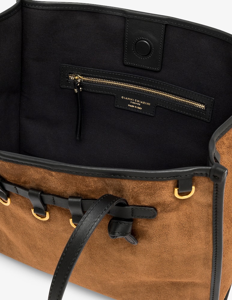 rinascente Marcella Club Shopper in suede Marcella Manifest