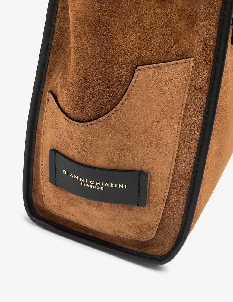 rinascente Marcella Club Shopper in suede Marcella Manifest