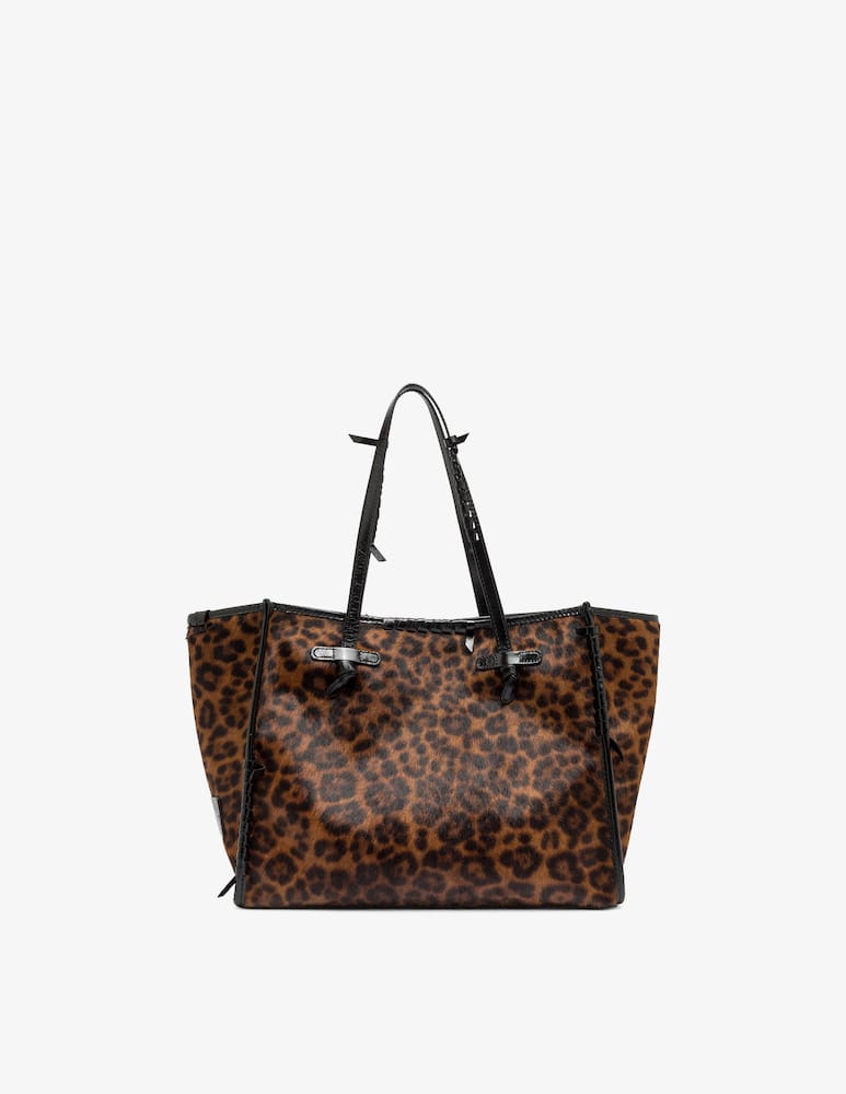 rinascente Marcella Club Leopard print tote bag