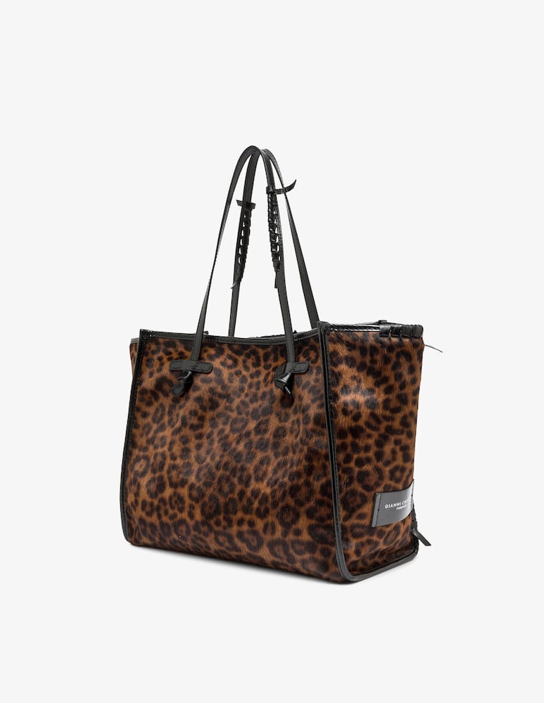 rinascente Marcella Club Leopard print tote bag