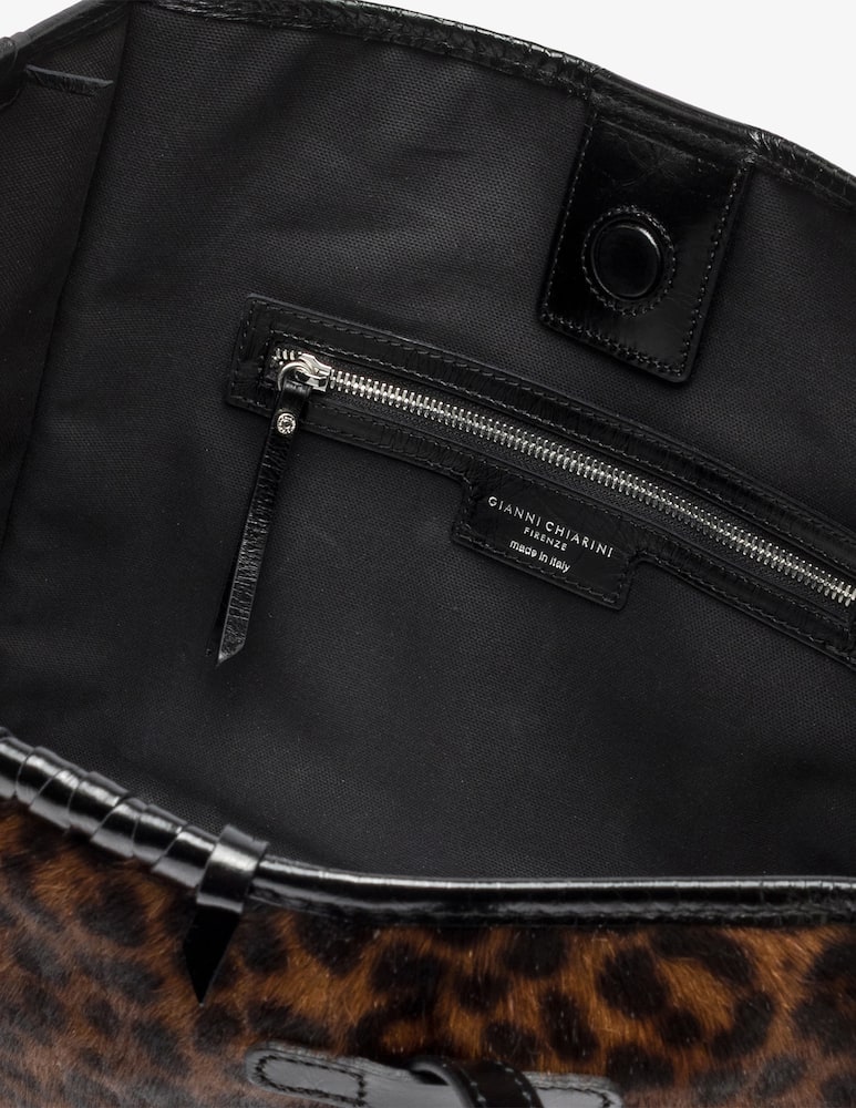 rinascente Marcella Club Leopard print tote bag