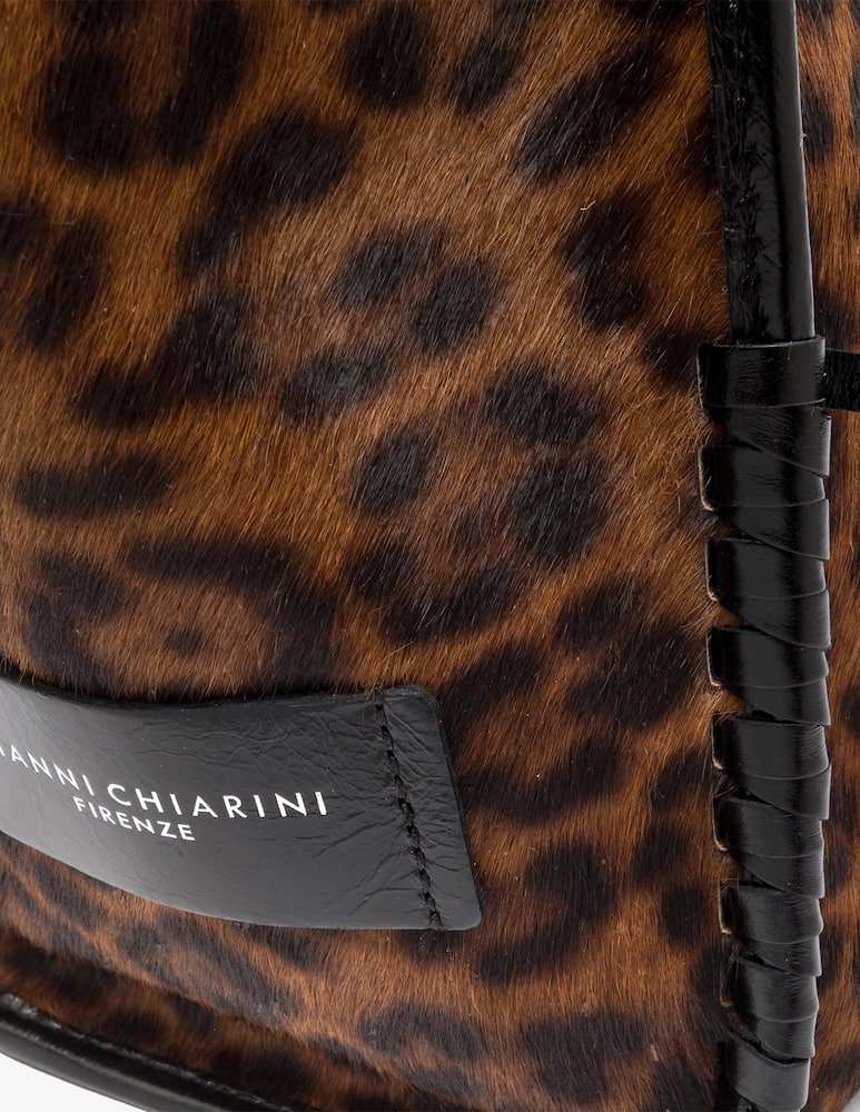 rinascente Marcella Club Leopard print tote bag