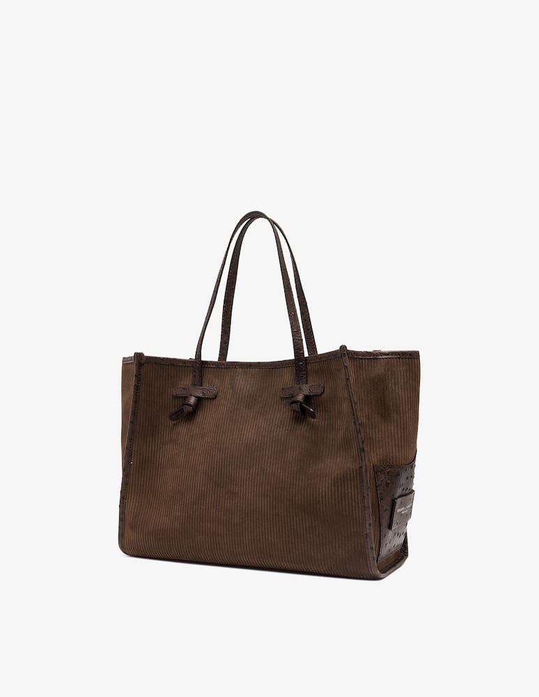 rinascente Marcella Club Borsa shopper in suede Marcella