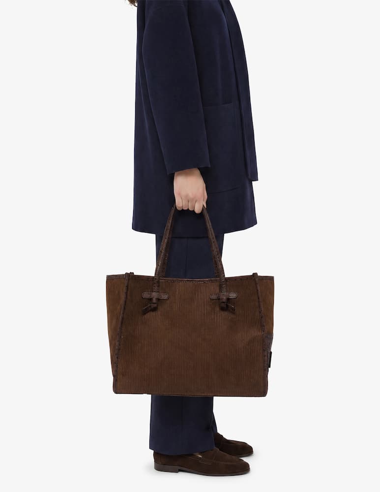 Gianni Chiarini Firenze Borsa shopper in suede Marcella Club - immagine 2 Gianni Chiarini Firenze Borsa shopper in suede Marcella Club - immagine 2