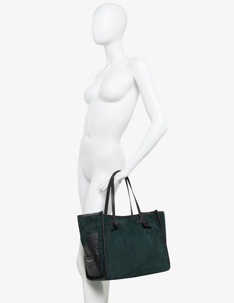 rinascente Marcella Club Borsa shopper in suede Marcella