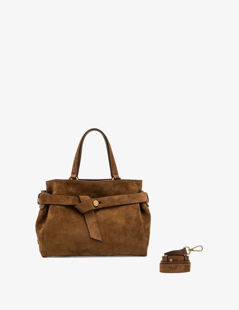 rinascente Gianni Chiarini Firenze Borsa shopper in suede Miranda