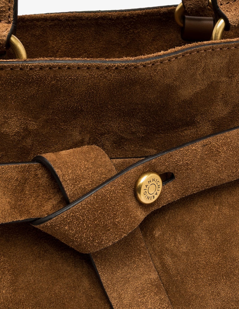 rinascente Gianni Chiarini Firenze Borsa shopper in suede Miranda