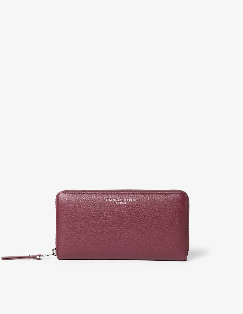 rinascente Gianni Chiarini Firenze Portafoglio zip in pelle grain
