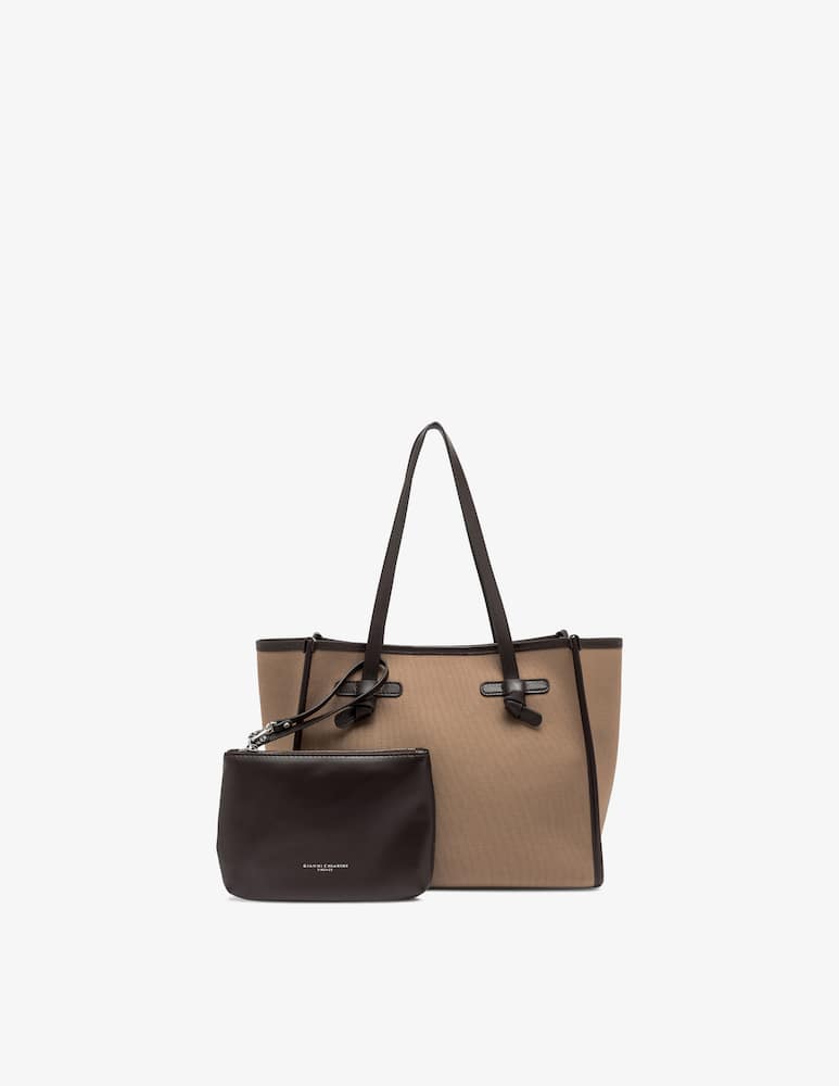 rinascente Marcella Club Shopper in canvas Marcella
